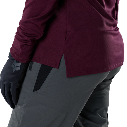 FOX RANGER FOX HEAD Damen-Langarmtrikot Bordeaux