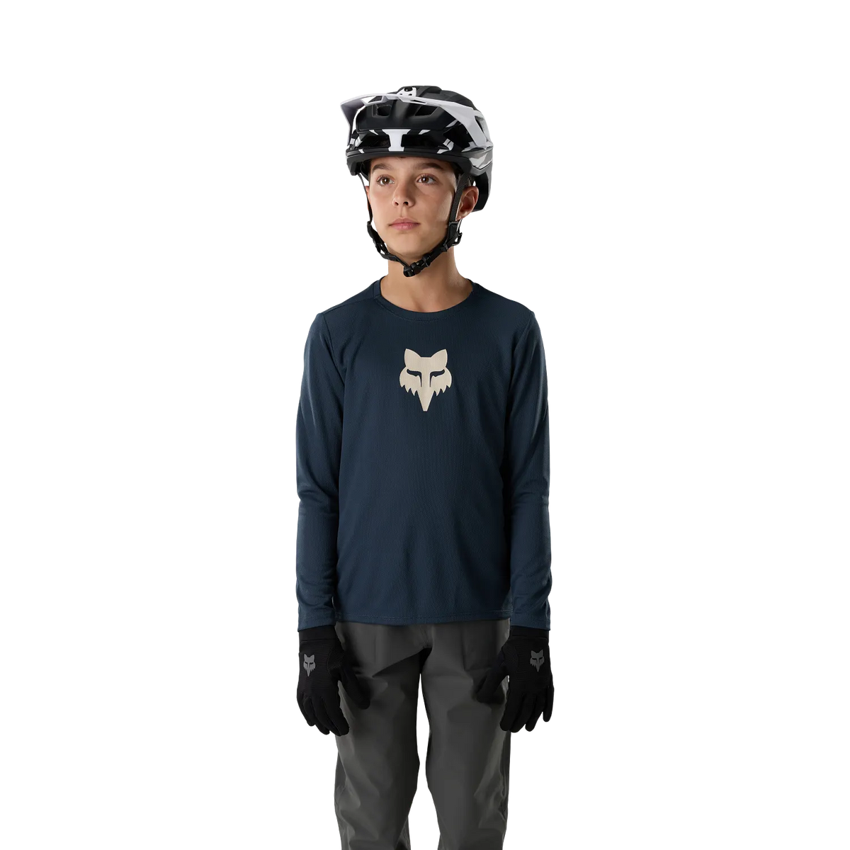 Tröja FOX RANGER FOX HEAD Junior Lång Ärm Blå Galaxy