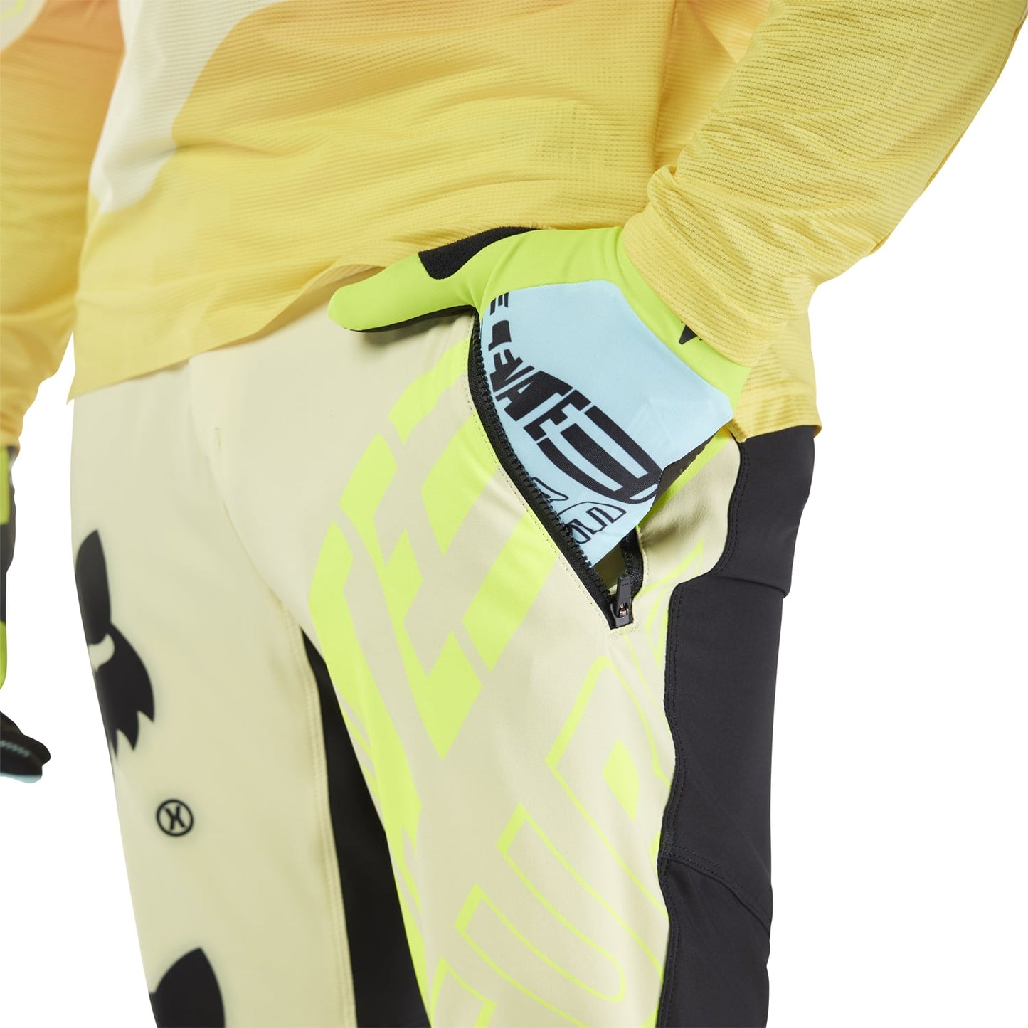 Pantalon FOX FLEXAIR ELEVATED Jaune/Noir