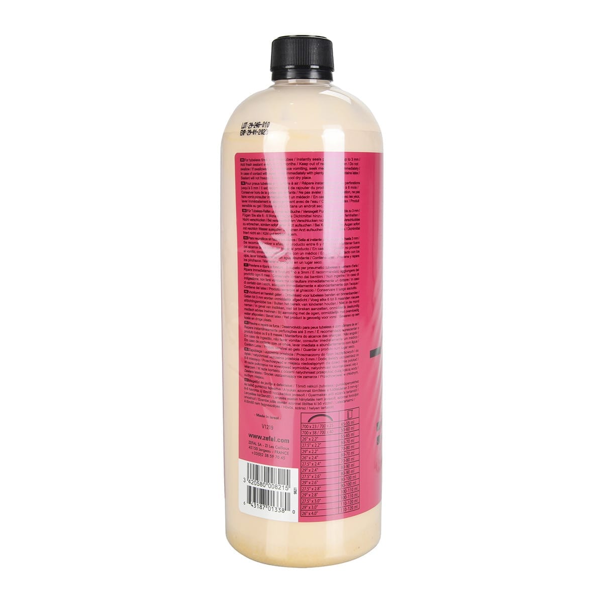 Pannenschutz-Dichtmilch ZEFAL Z-SEALANT + Spritze (1 L)