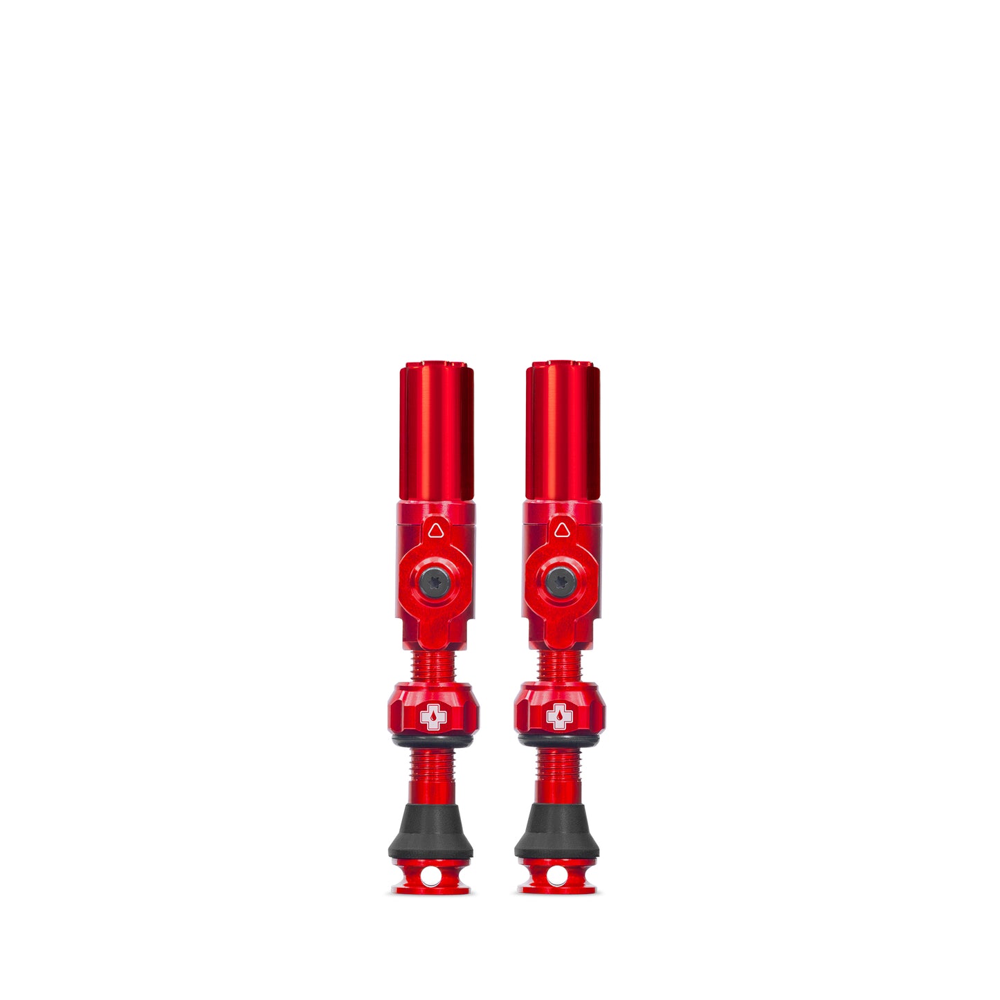 Válvulas Tubeless MUC-OFF Big Bore Hybrid (Schrader) Medium Rojo