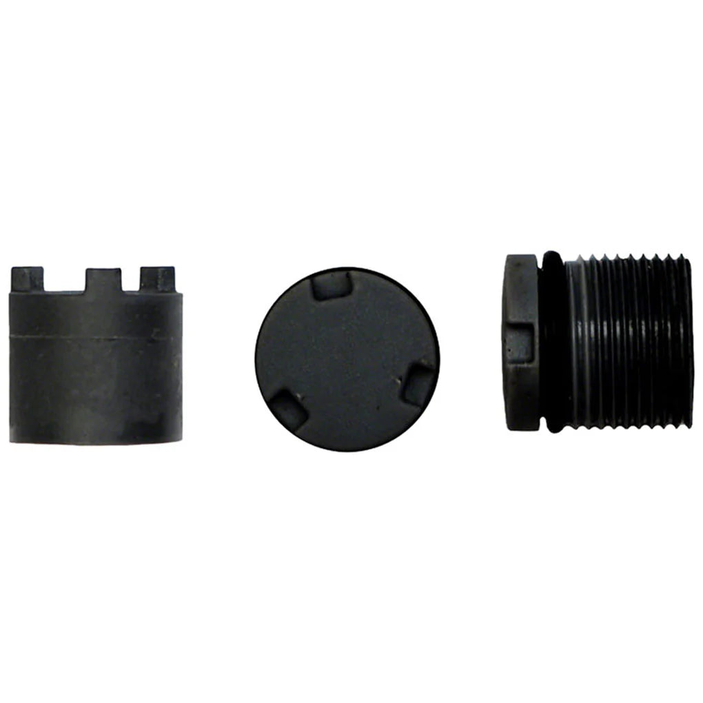 Werkzeug + Achsabdeckungen Pedale LOOK X-TRACK Schwarz
