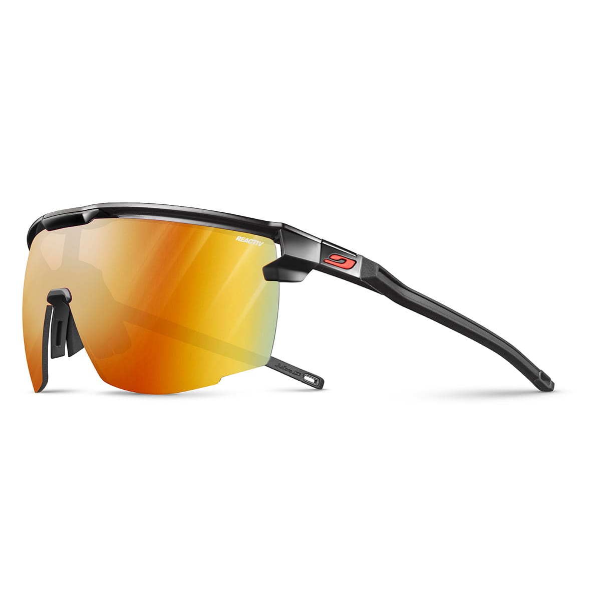 Brýle JULBO ULTIMATE černá/červená Reactiv Light Amplifer fotochromické