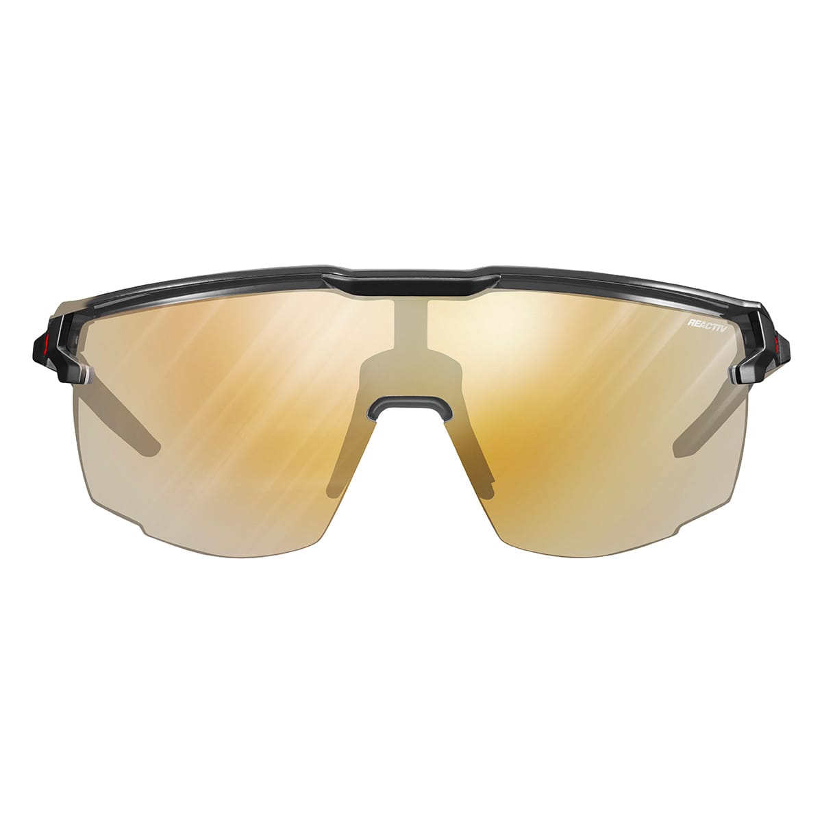 Brýle JULBO ULTIMATE černá/červená Reactiv Light Amplifer fotochromické