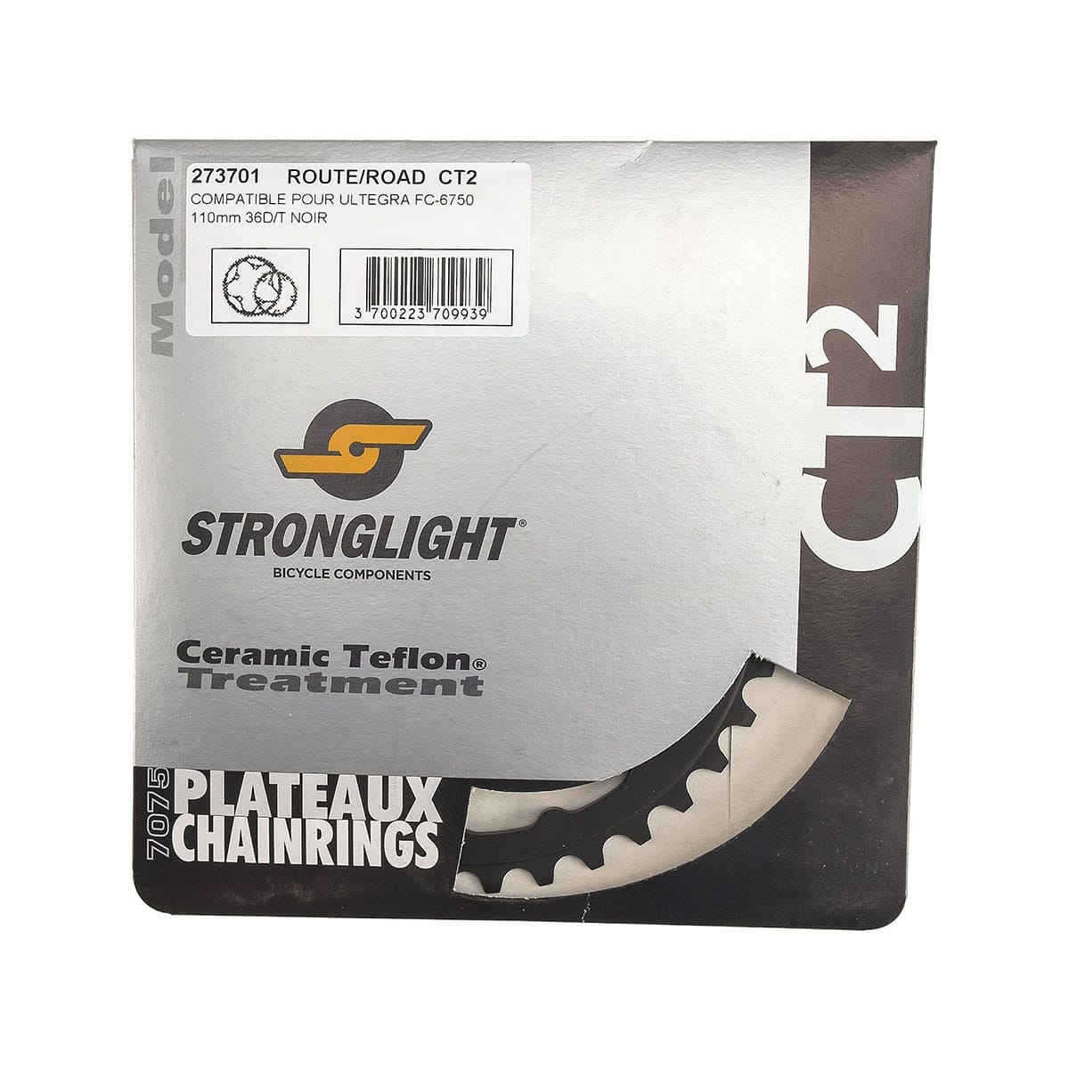 Plato Interior 10V STRONGLIGHT CT² Shimano 7950 / 6750 110 mm