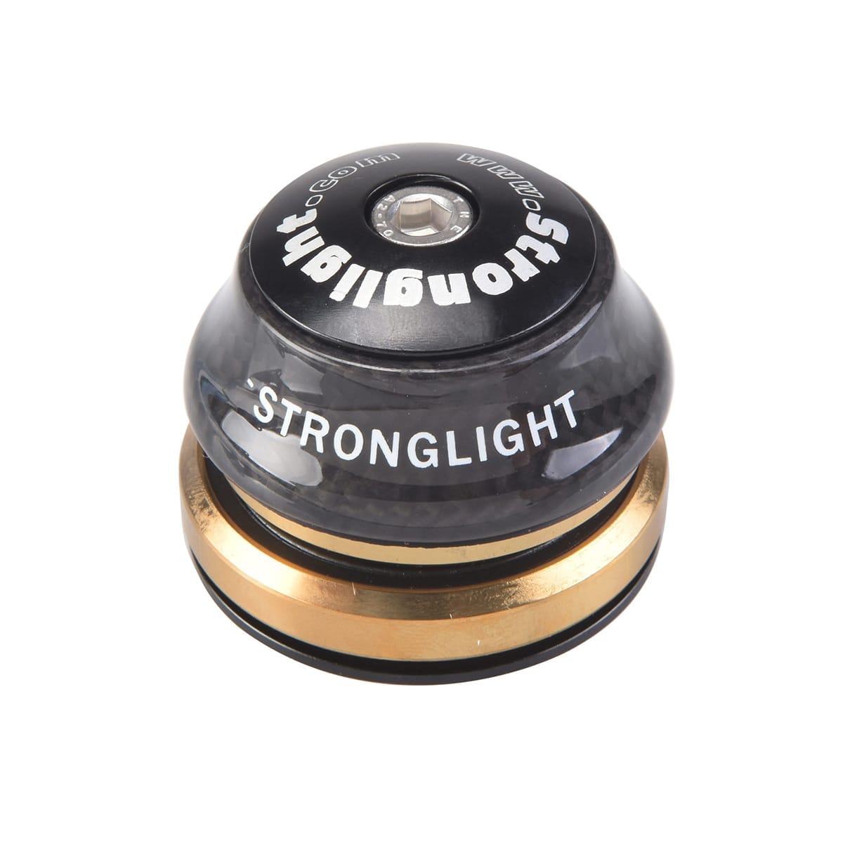 Jogo de Direção Integrado STRONGLIGHT LIGHT'IN CARBON 1 1/8-1 1/4