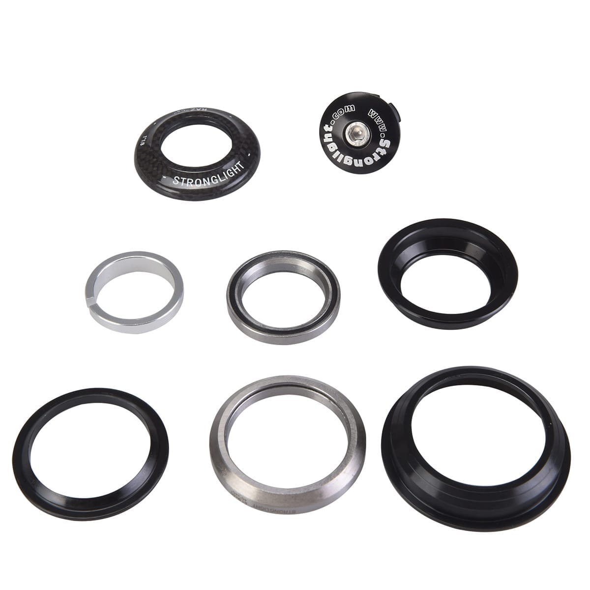Semi-integriertes Steuersatz STRONGLIGHT RAZ CARBON 1"1/8 - 1,5" ZS44/ZS56