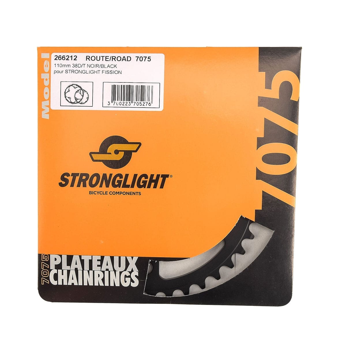 STRONGLIGHT ALU 7075 Type S 110 mm 9/10-Speed Middle Chainring