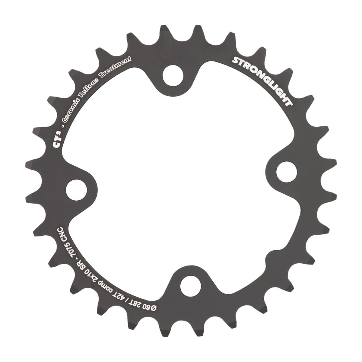 STRONGLIGHT CT² Sram 10V 4 Huller 80 mm indre kædehjul