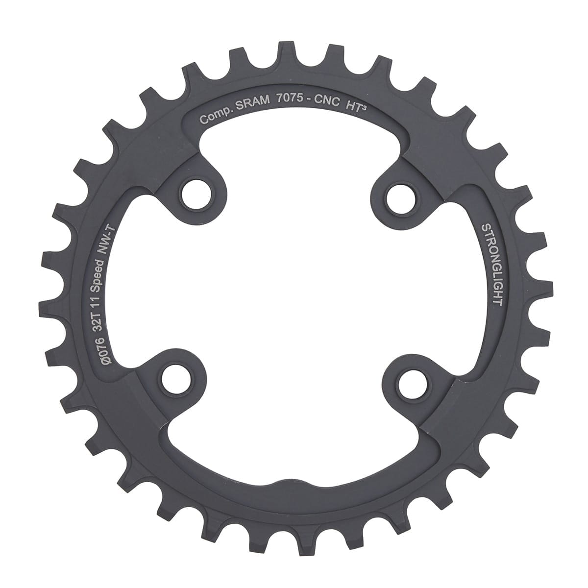 Mono tarcza łańcuchowa STRONGLIGHT HT3 NARROW WIDE Sram XX1 11V 4 otwory 76 mm