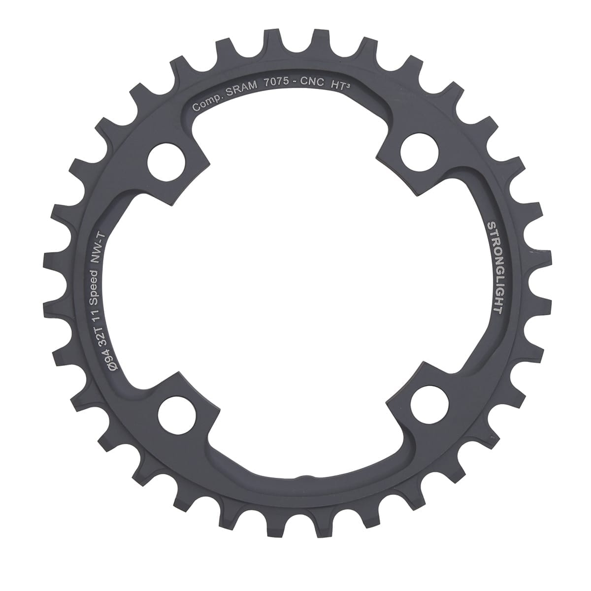 Mono Tarcza Łańcuchowa STRONGLIGHT HT3 NARROW WIDE Sram X01 11V 4 Otwory 94 mm