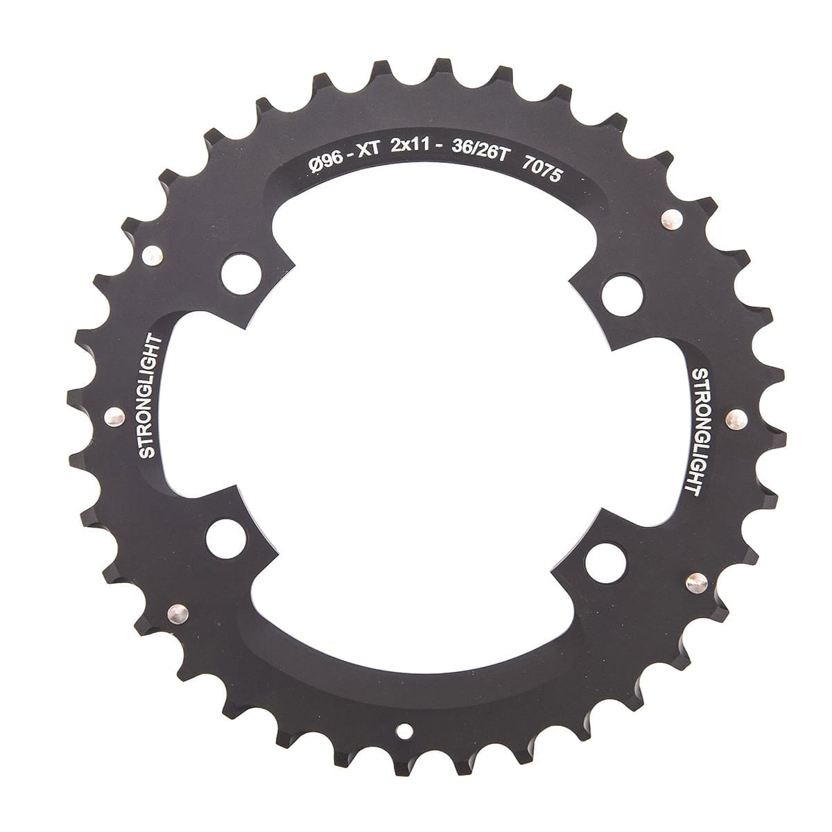 Piatto Esterno STRONGLIGHT Shimano XT M8000 / SLX M7000 11V 4 Fori 96 mm