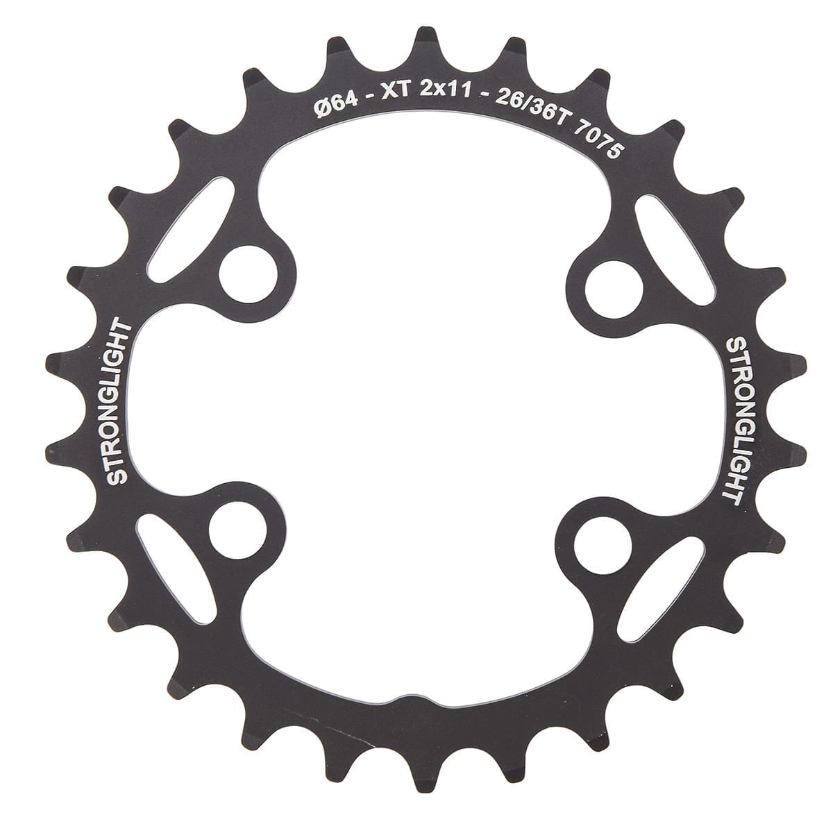Piatto Interno STRONGLIGHT Shimano XT M8000 / SLX M7000 11V 4 Fori 64 mm