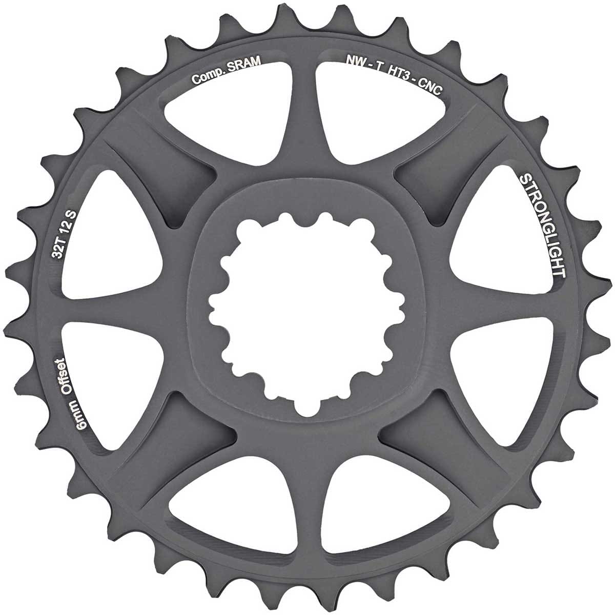 Einfach-Kettenblatt STRONGLIGHT Sram EAGLE XX1 / X01 12-fach Direct Mount