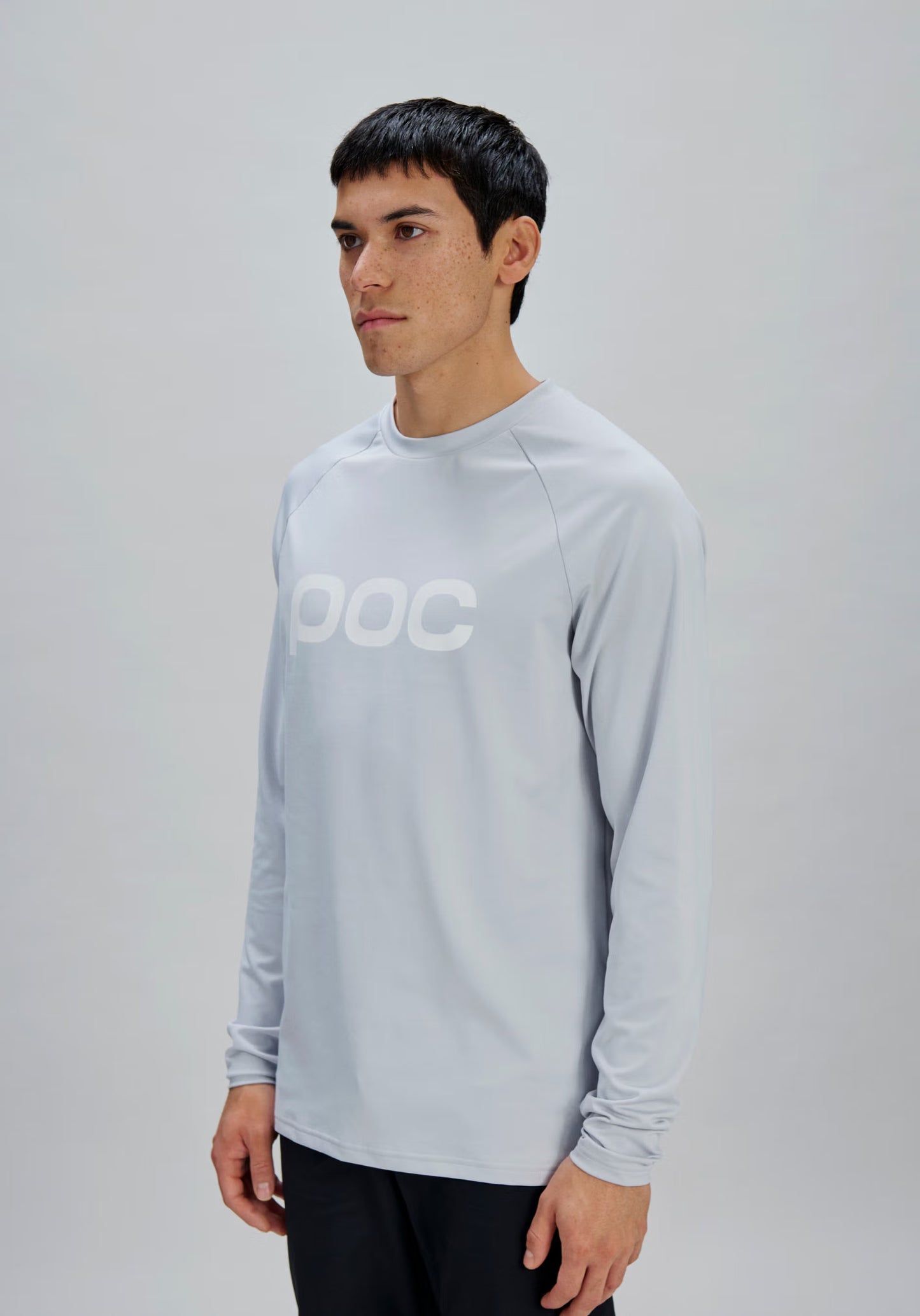 Maillot POC REFORM ENDURO Manches Longues Gris Clair