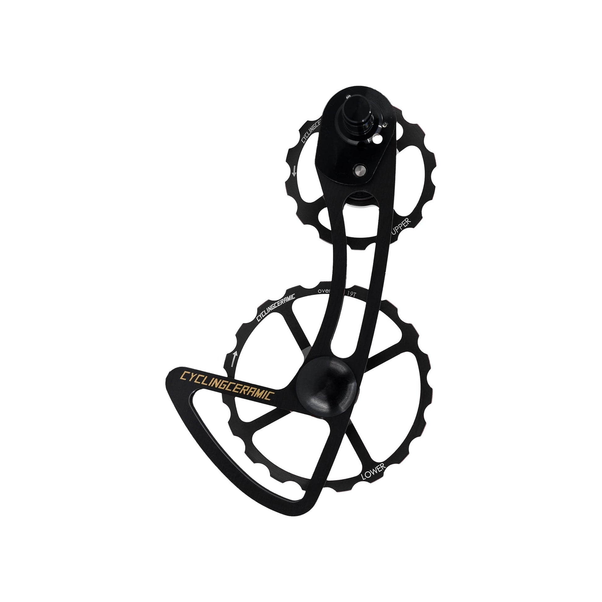 Bageste skifte-bøjle 11V CYCLINGCERAMIC 14/19 Shimano R9100 / R8000 Sort