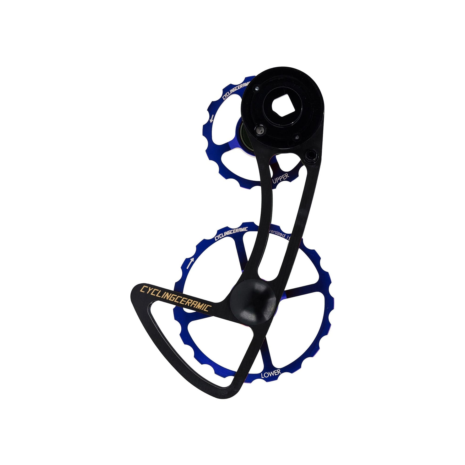 Patilla de Desviador Trasero 12V CYCLINGCERAMIC 14/19 Sram E-Tap AXS Azul