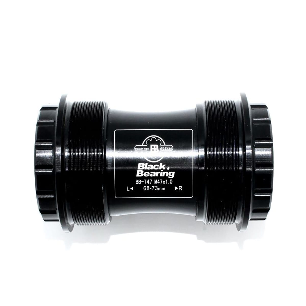 Caixa de Pedaleiro BLACK BEARING T47 68/73 Eixo 24 mm e GXP Aço
