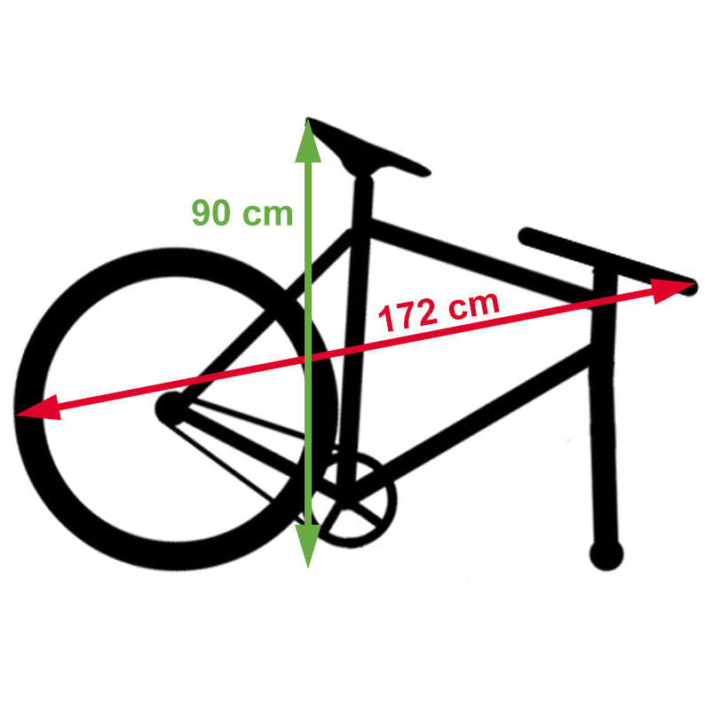 Housse de Vélo VTT BUDS MTBAG LIGHT Noir