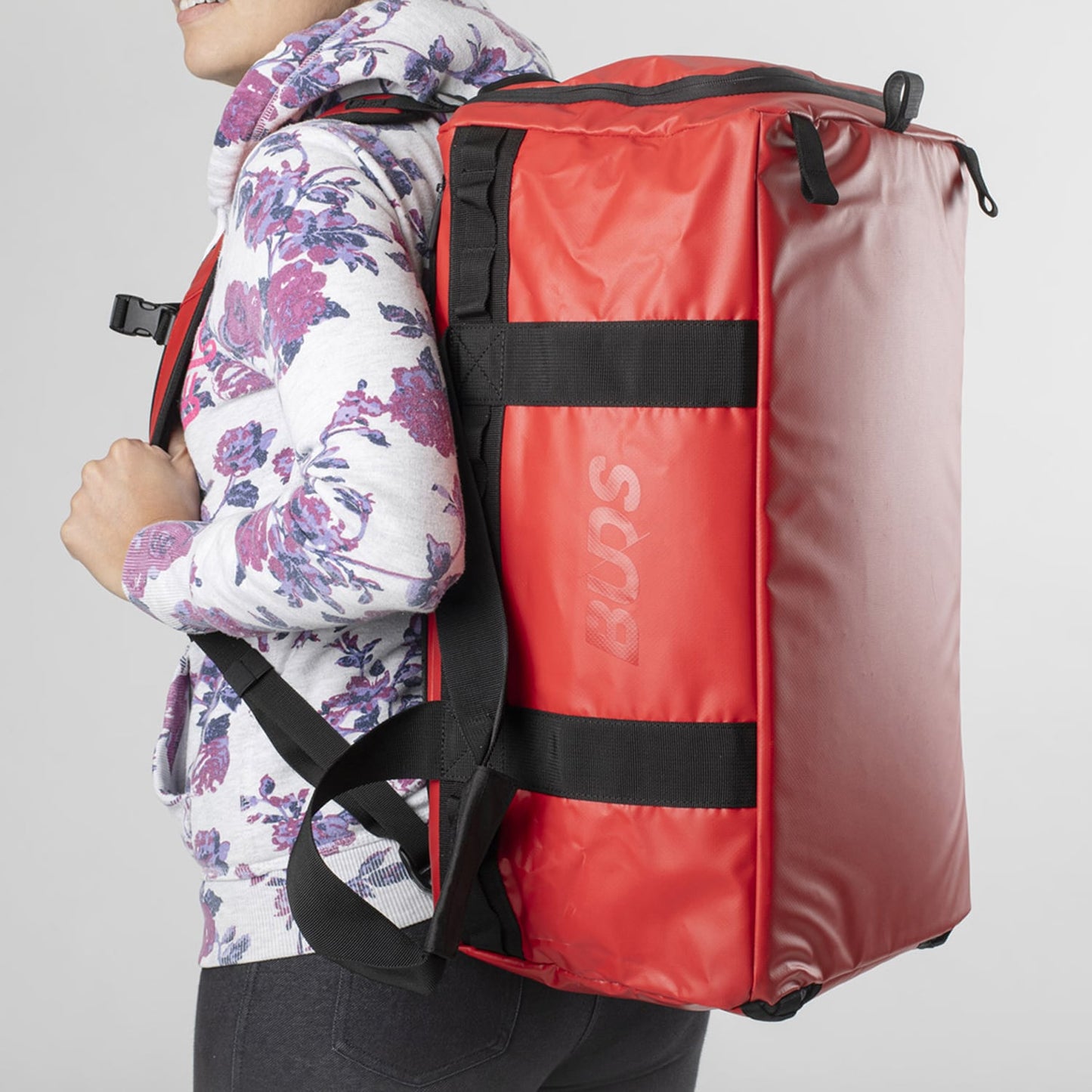 Rejsetaske BUDS DUFFEL BAG MEDIUM 42 L rød