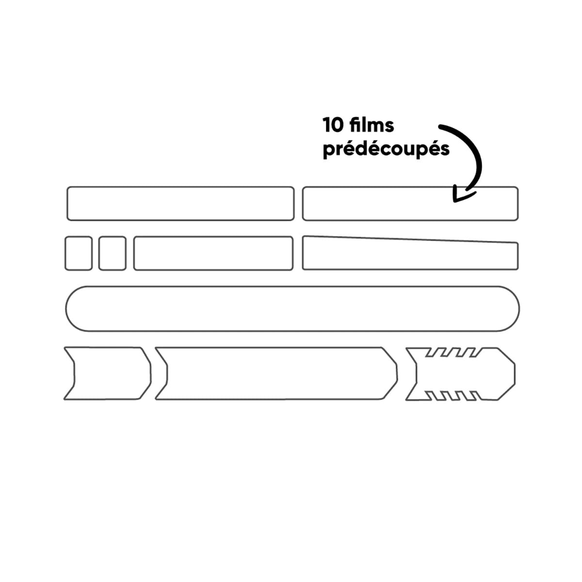 CLEARPROTECT Matte Adhesive Frame Protection for E-bike MTB