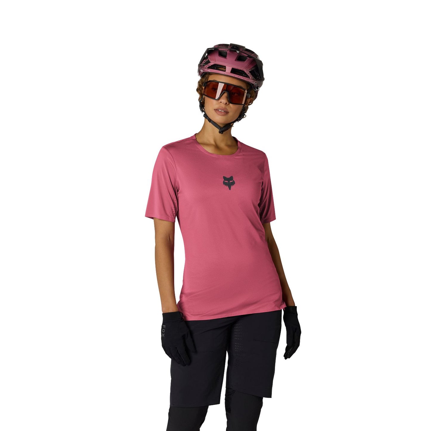 Maillot FOX FLEXAIR Femme Manches Courtes Berry
