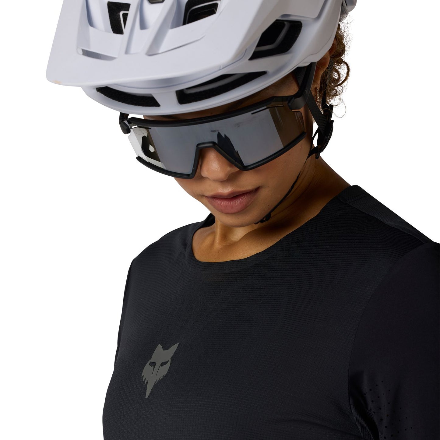 Maillot FOX FLEXAIR Femme Manches Longues Noir