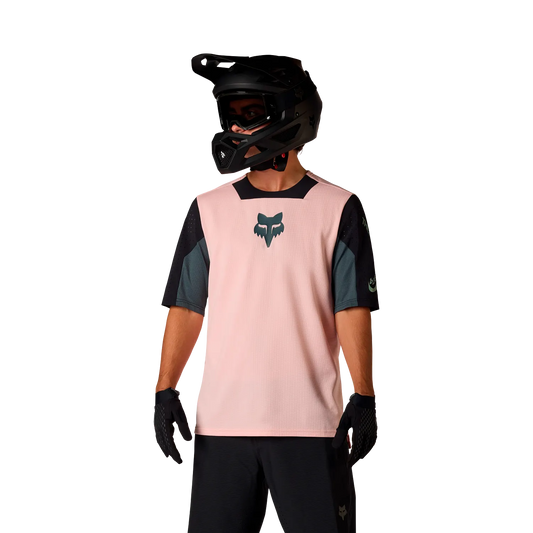 Maillot FOX DEFEND CREATION Manches Courtes Rose Blush