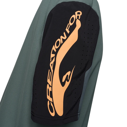 FOX DEFEND CREATION Short Sleeve Jersey Sage