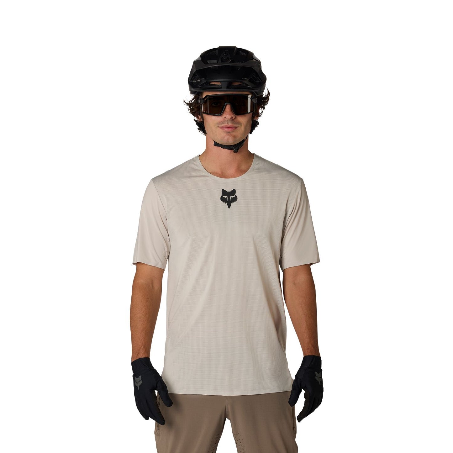 Maillot FOX FLEXAIR Manches Courtes Chalk