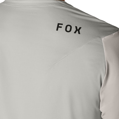 FOX FLEXAIR Short Sleeve Jersey Chalk