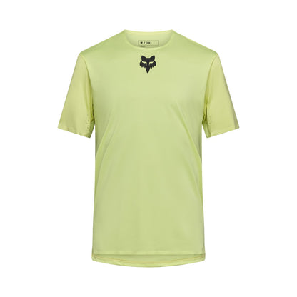 Trøje FOX FLEXAIR Korte Ærmer Lime
