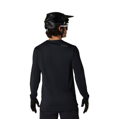 Trikot FOX FLEXAIR Langarm Schwarz