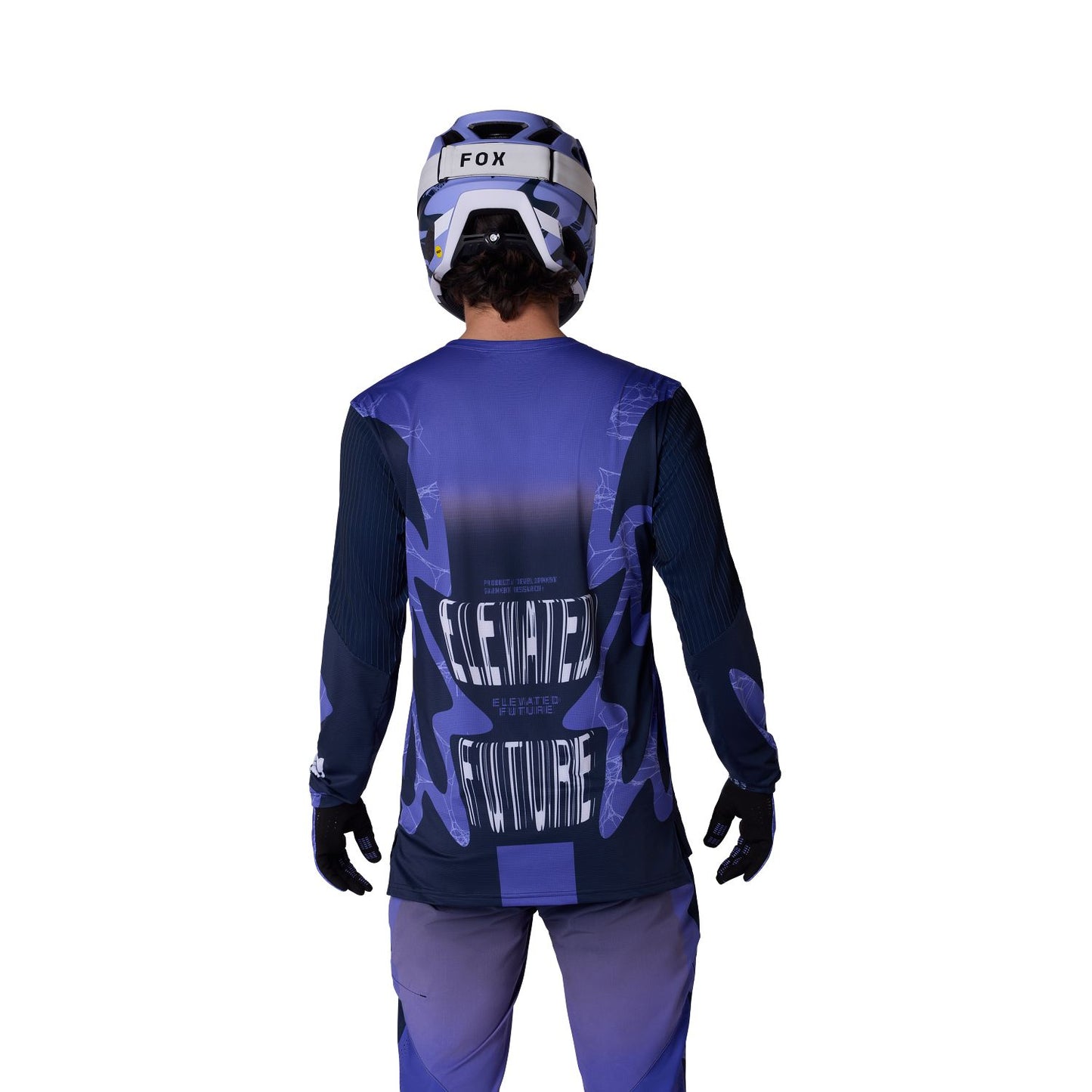 Maillot FOX FLEXAIR DIFFUSE SE Manches Longues Violet Blueberry