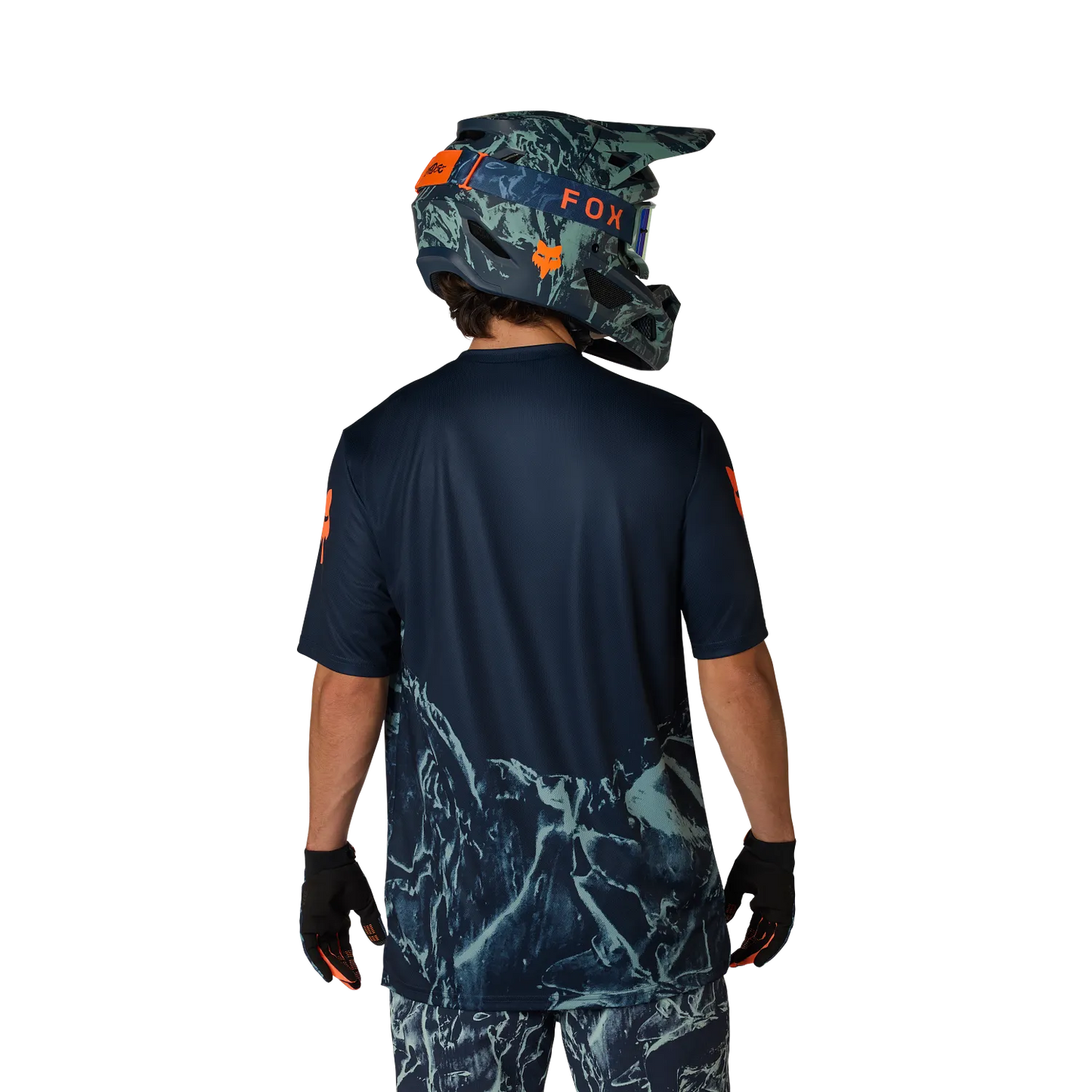 FOX RANGER IMAGE PRINT Kortärmad tröja Arctic Blue