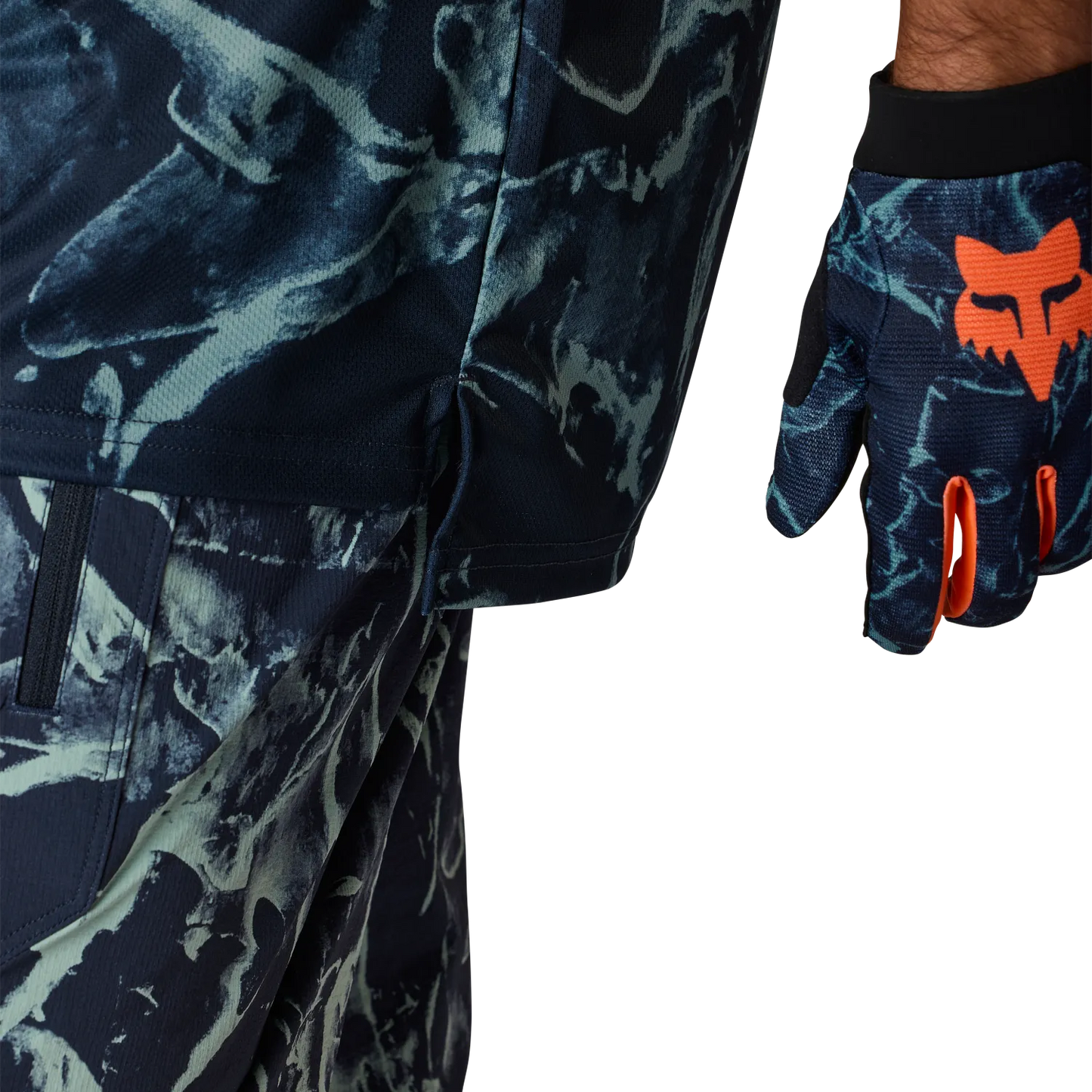 FOX RANGER IMAGE PRINT Kortärmad tröja Arctic Blue
