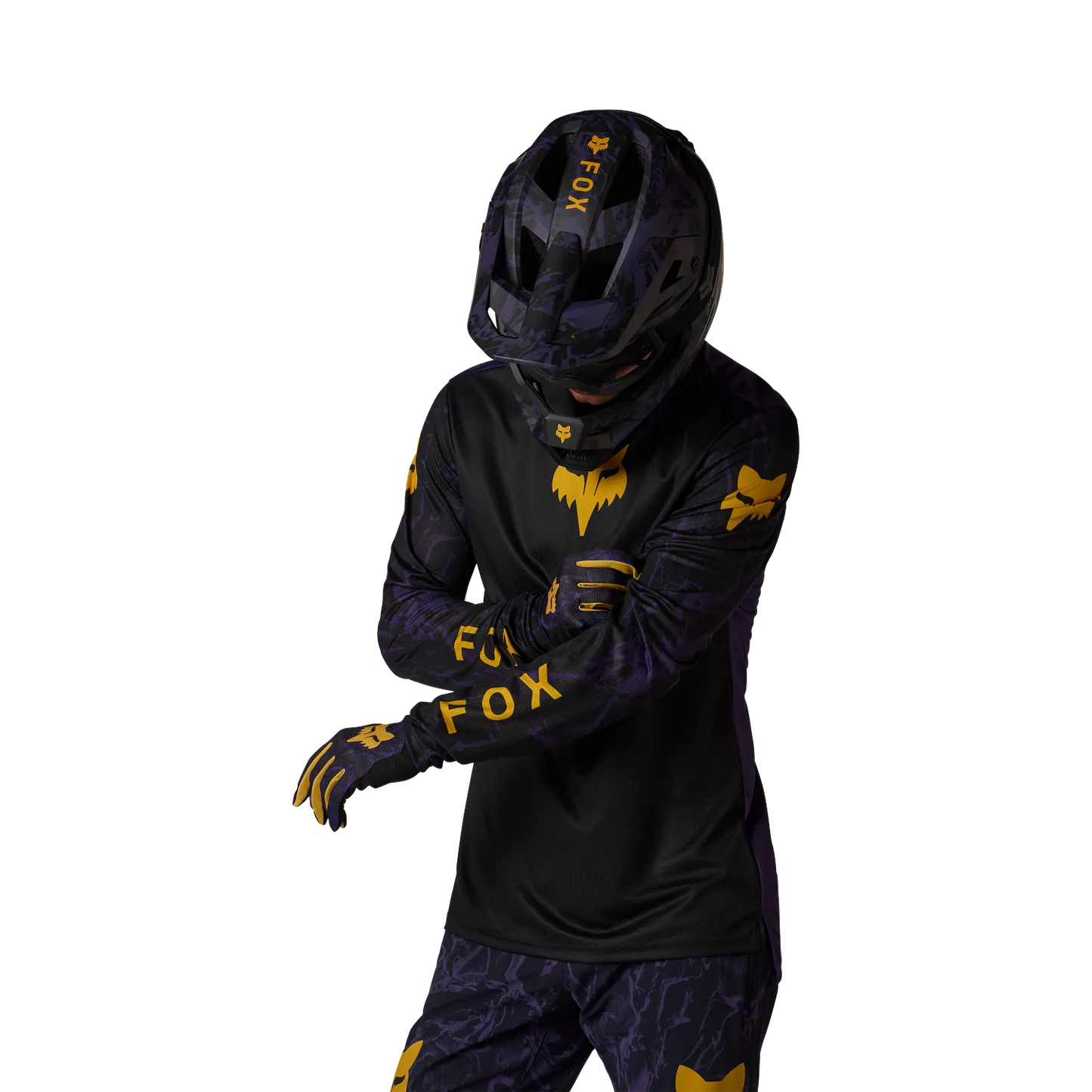 Maillot FOX RANGER IMAGE PRINT Manches Longues Noir/Violet