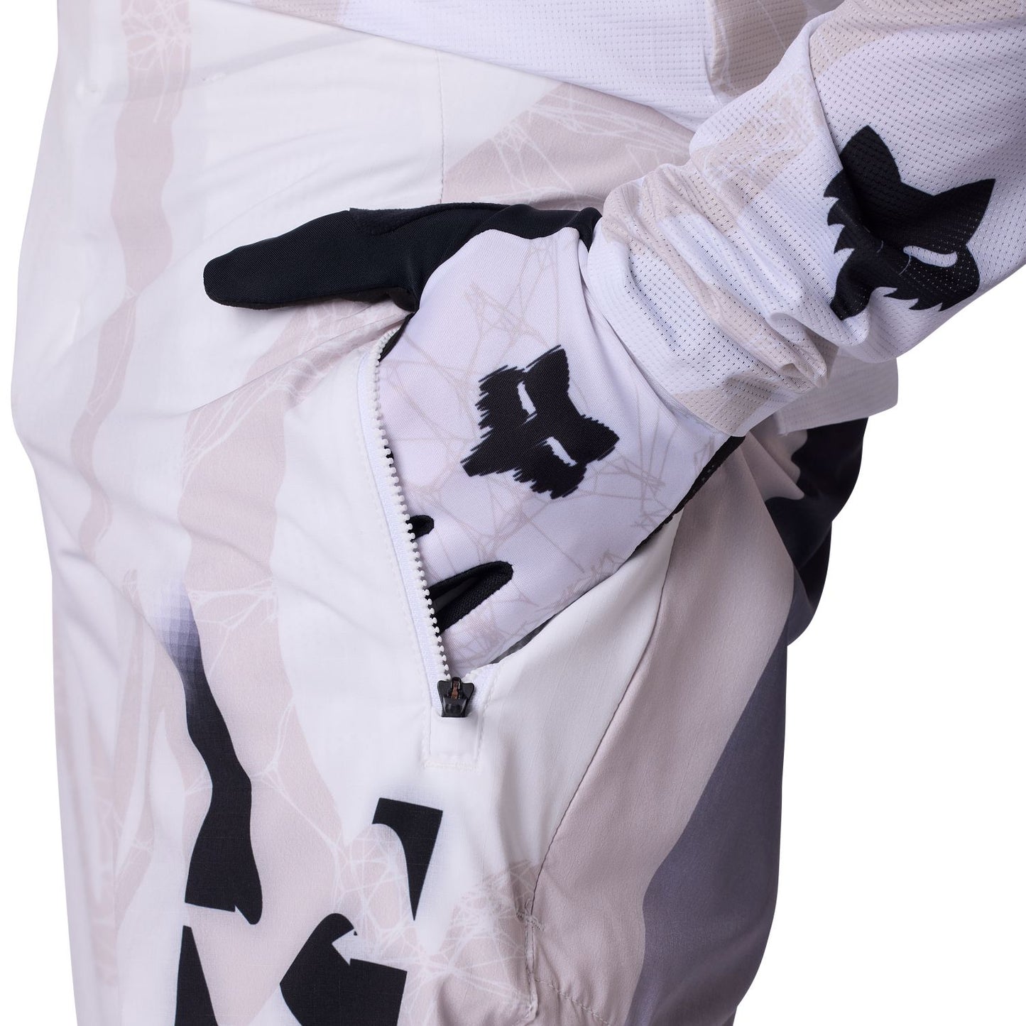 Pantaloni FOX FLEXAIR DIFFUSE SE Bianco
