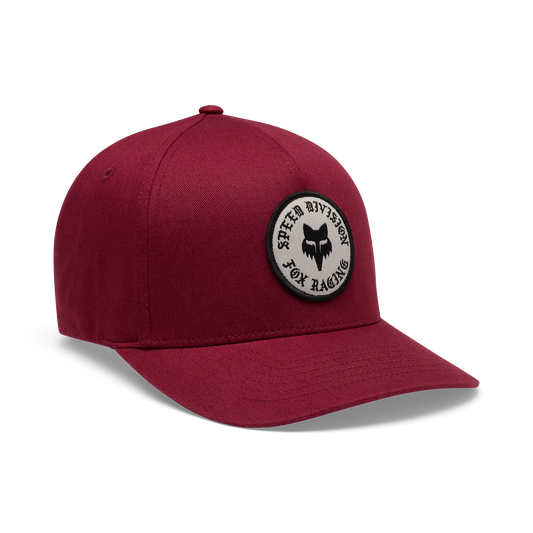 Casquette FOX BADGE FLEXFIT Bordeaux Cabernet