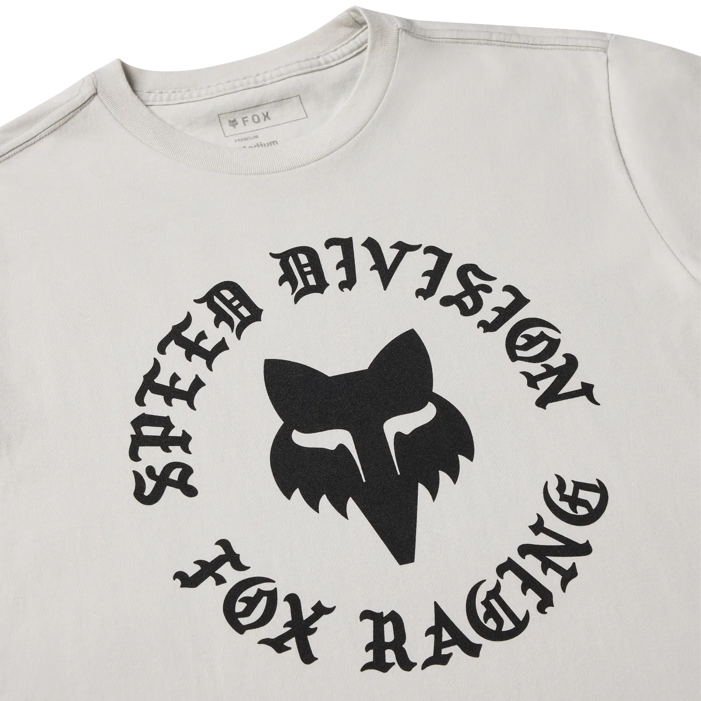 T-Shirt FOX BADGE 195 ORIGINAL Manches Courtes Light Grey