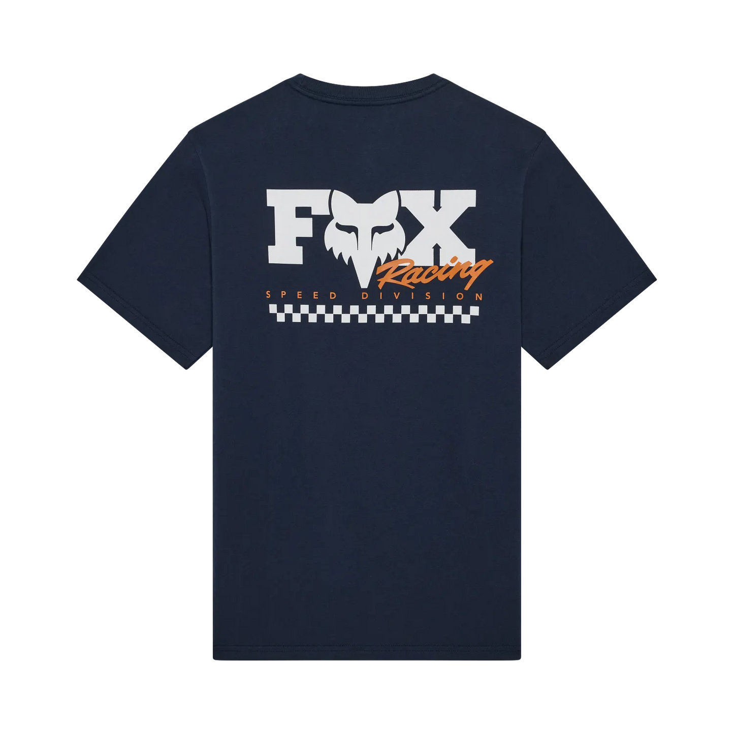 T-Shirt FOX CHECKER 195 ORIGINAL Kurzarm Blau Midnight