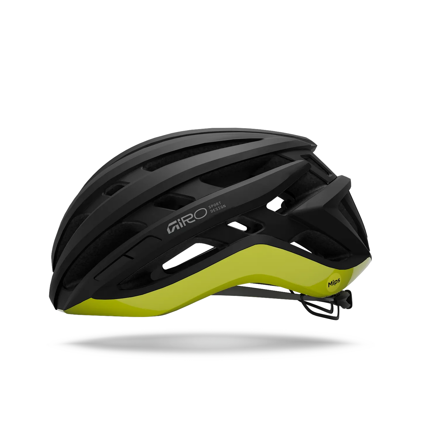 Casque Route GIRO AGILIS MIPS Noir/Jaune Hi Viz