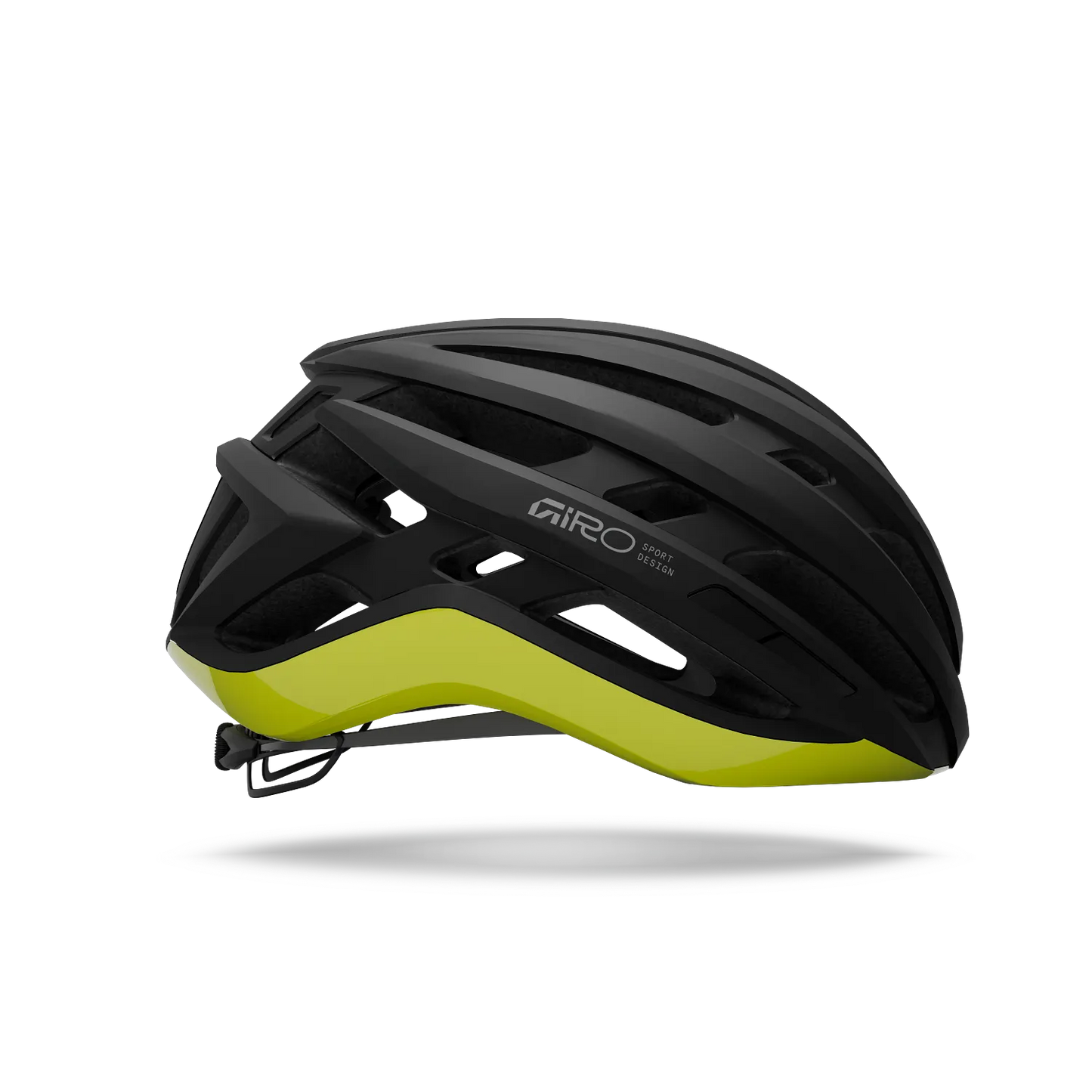 Casque Route GIRO AGILIS MIPS Noir/Jaune Hi Viz