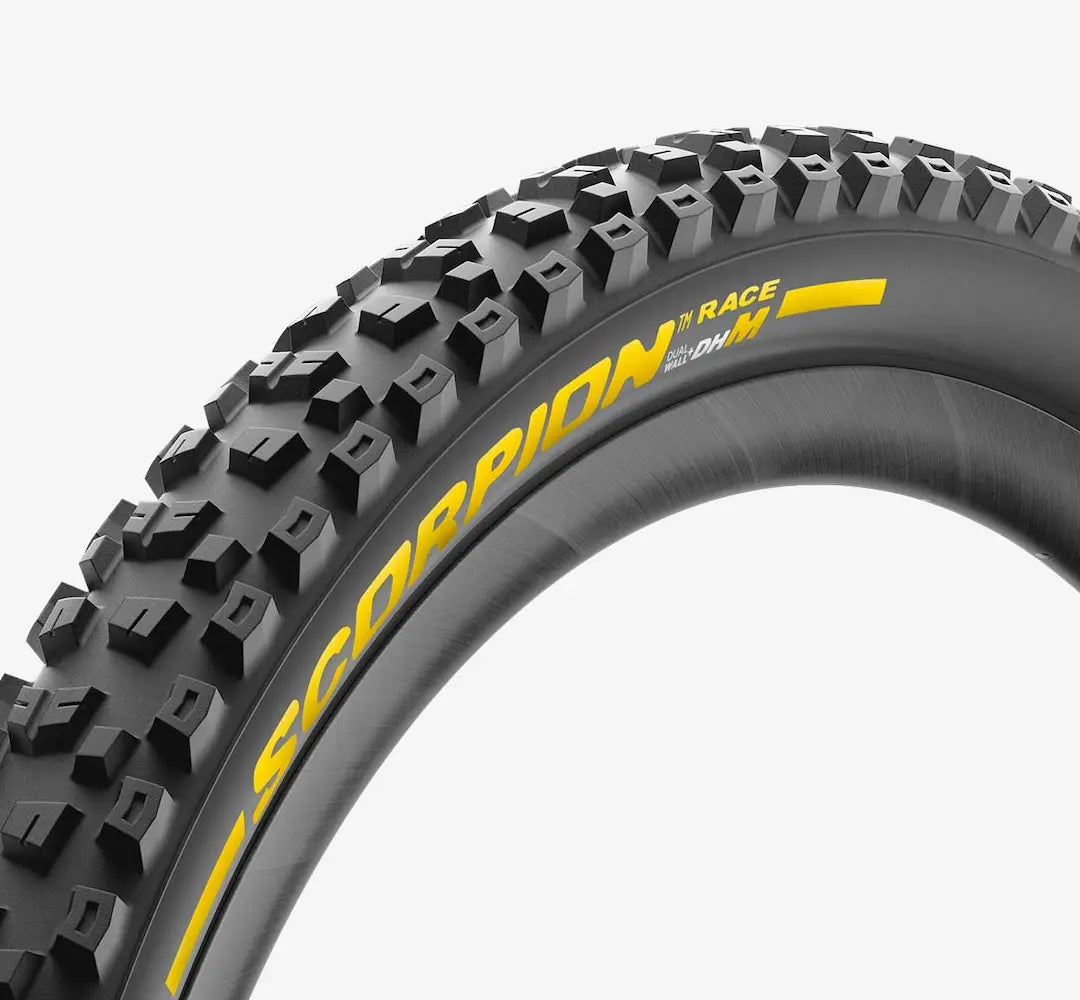 Dæk PIRELLI SCORPION RACE DH M 27.5x2.5 Tubeless Ready Souple Sort/Gul 3907200