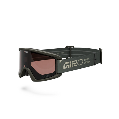 Maschera GIRO TAZZ kaki con lente VIVID