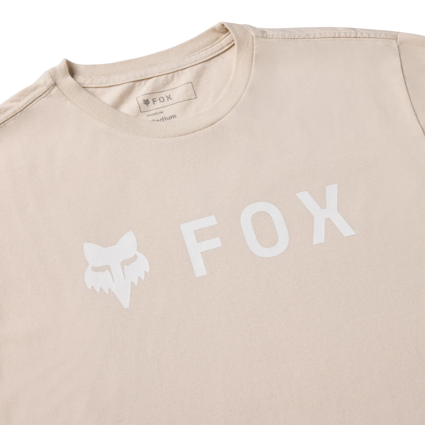 T-Shirt FOX ABSOLUTE 195 ORIGINAL Manches Courtes Beige Chalk