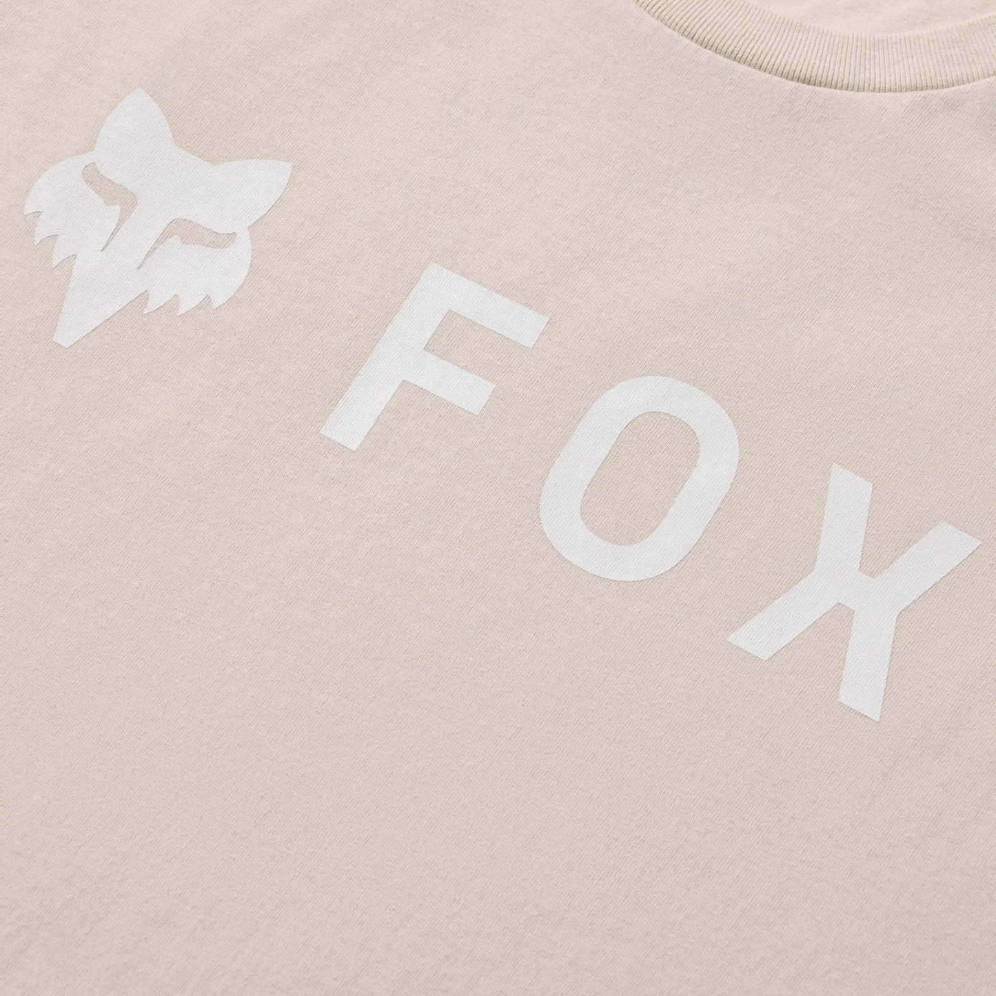 T-Shirt FOX ABSOLUTE 195 ORIGINAL Manches Courtes Beige Chalk
