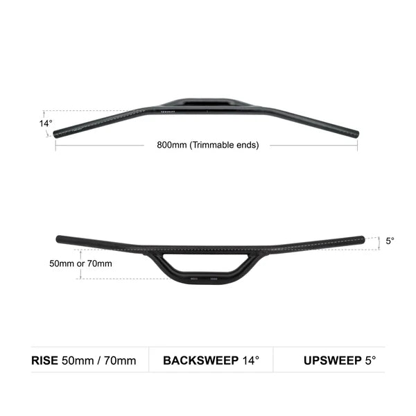 Cintre REDSHIFT Top Shelf Flat Rise 50mm 800mm