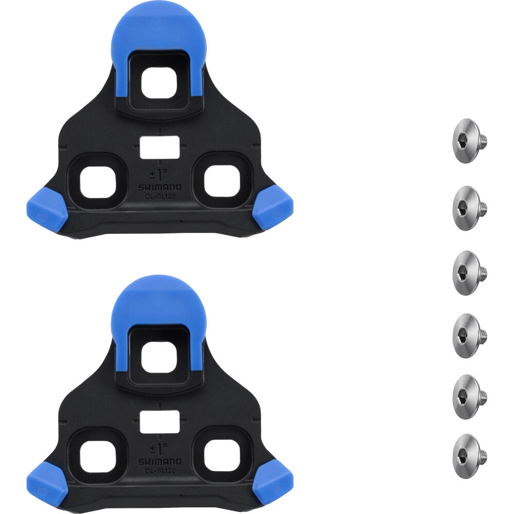 Sada bloků SHIMANO SPD-SLR Modrá 2° CL-SL120