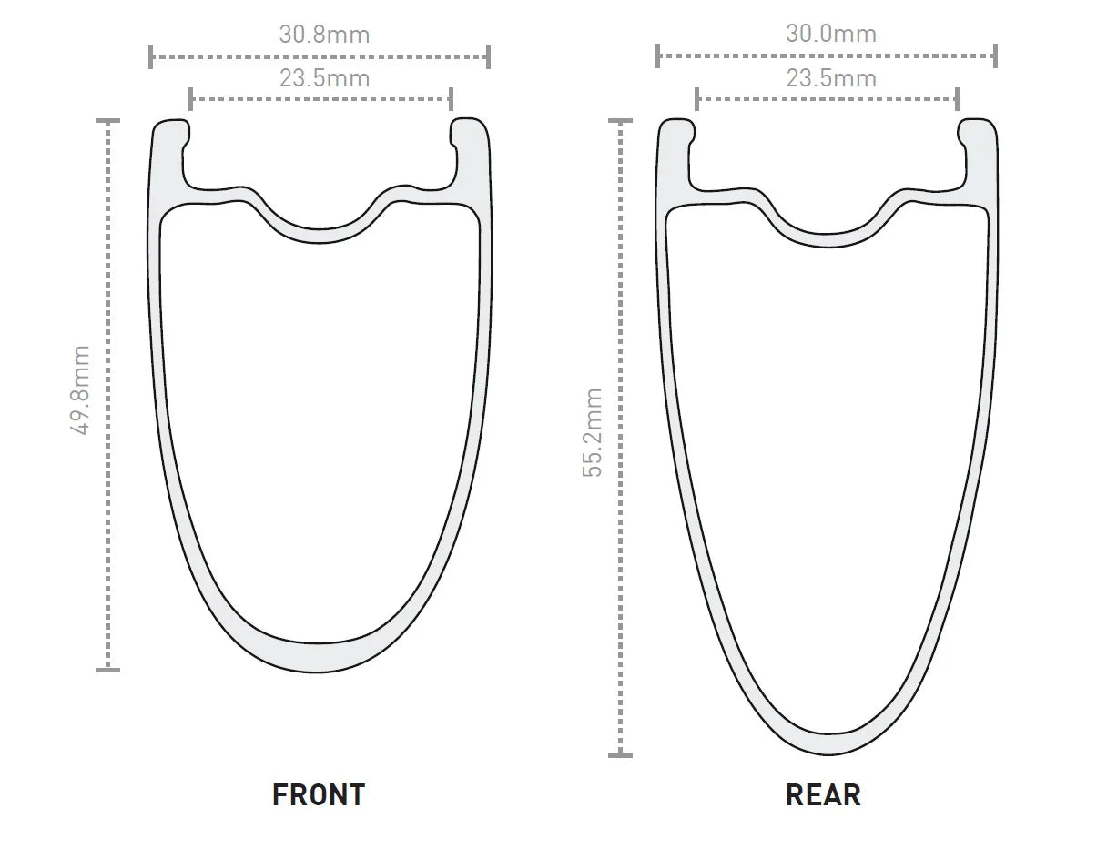 Roue Avant ENVE SES 4.5 PRO Tubeless Ready (Center Lock) Blanc